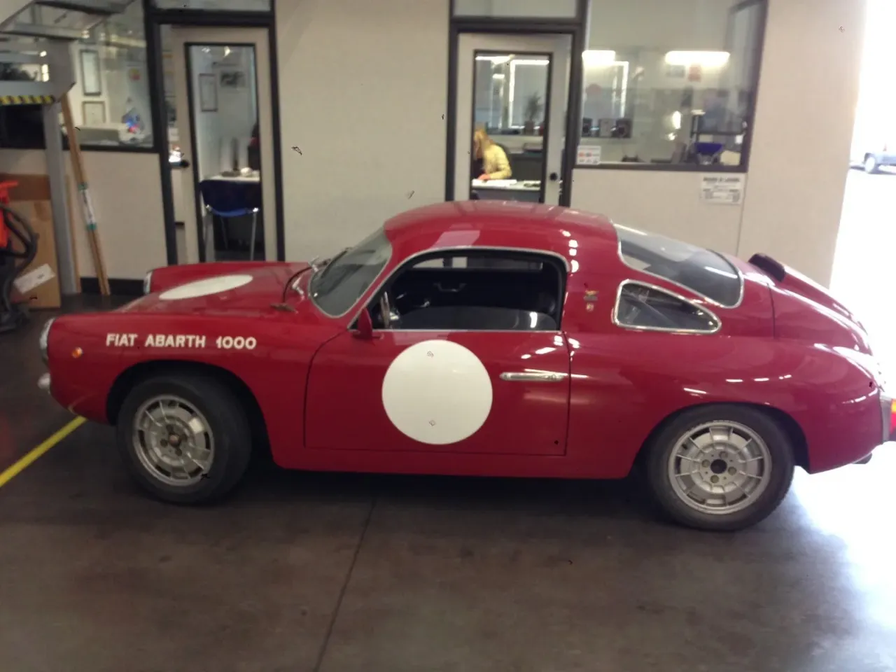 Fiat Abarth 1000 rossa restaurata